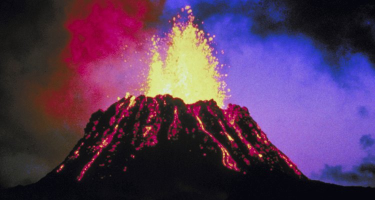 Las erupciones volcánicas pueden tomar una variedad de formas.