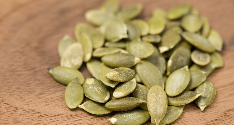 Pumpkin seeds contains healthy fatty acids and lots of vitamins.