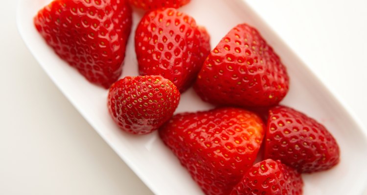 Some caterpillars chew on the leaves of strawberry plants, but not the fruits.