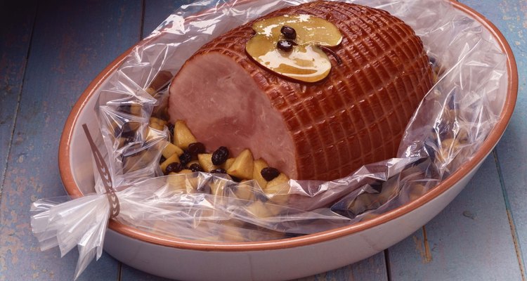 Ham in baking bag