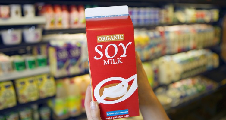 Prueba la leche de soja en los batidos.