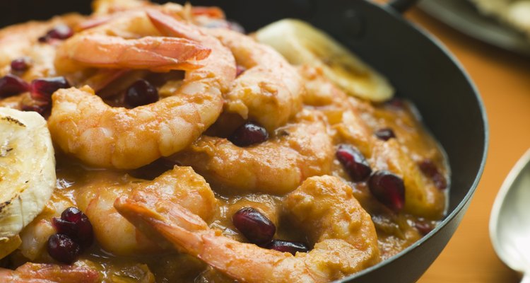 Karahi Dish with Kashmiri Tiger Prawn Curry