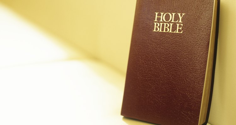 Holy Bible on beige sofa,close-up