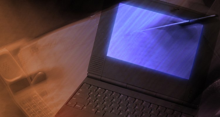 Repair laptop LCD discolouration by replacing the backlight inverter.