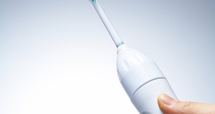 An electric toothbrush is recommended for people with braces.