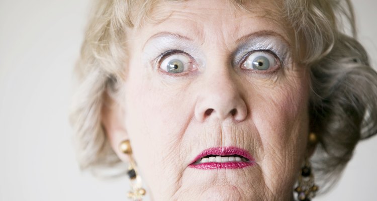 Horrified Senior Woman