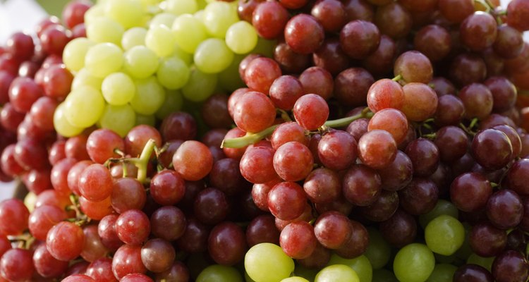 Succulent ripe grapes