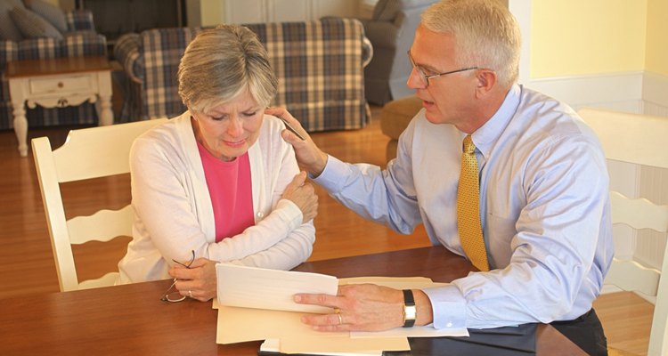 Businessman with woman