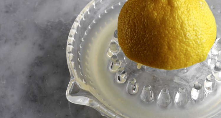 Lemon on juicer