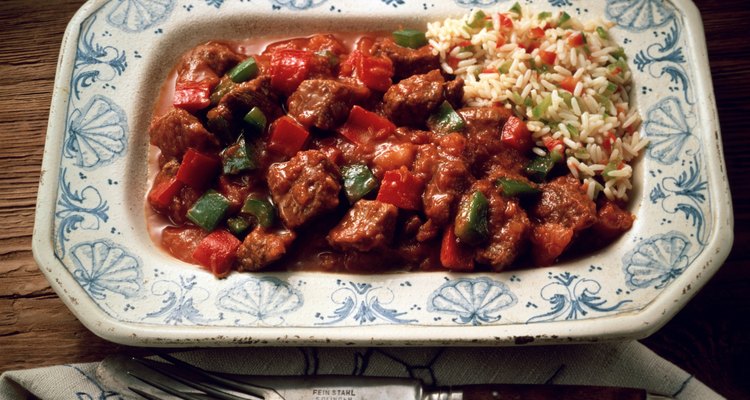 South American Beef Ragout with Rice