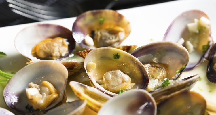 Marinated clams