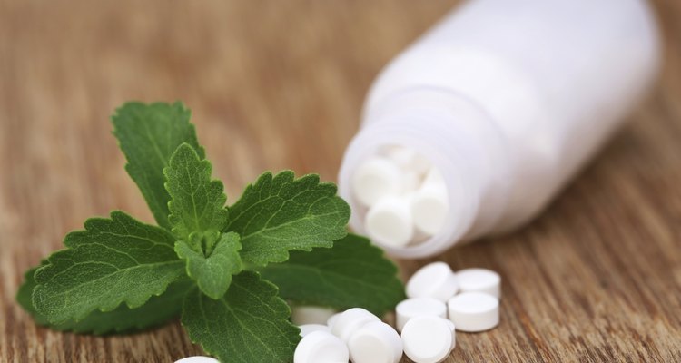 Stevia is extracted from Stevia rebaudiana leaves.