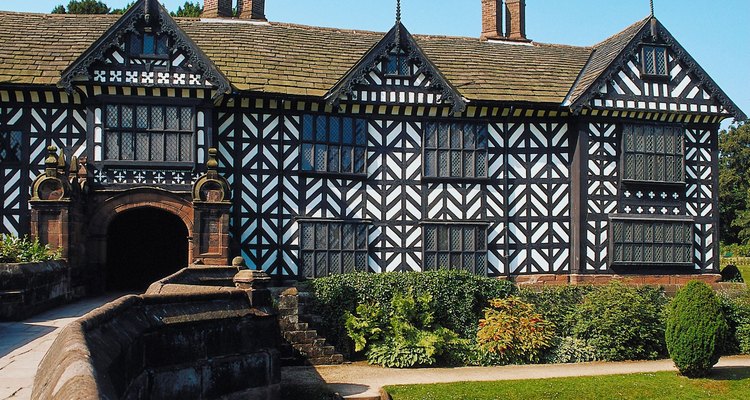 El entramado de la madera es una característica distintiva de las casas Tudor.