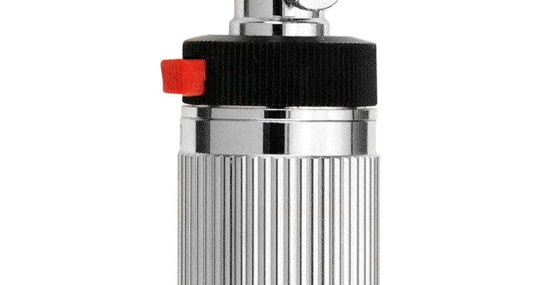 The lenses in a portable direct ophthalmoscope are used to examine the eye.