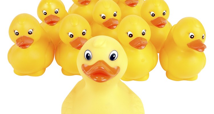 Rubber duck races can be run on dry land.