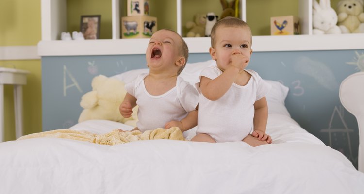 Have separate cakes available for your two twin boys.