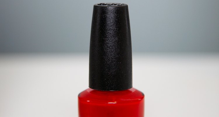 Nail polish spilt on the laptop should be cleaned promptly.