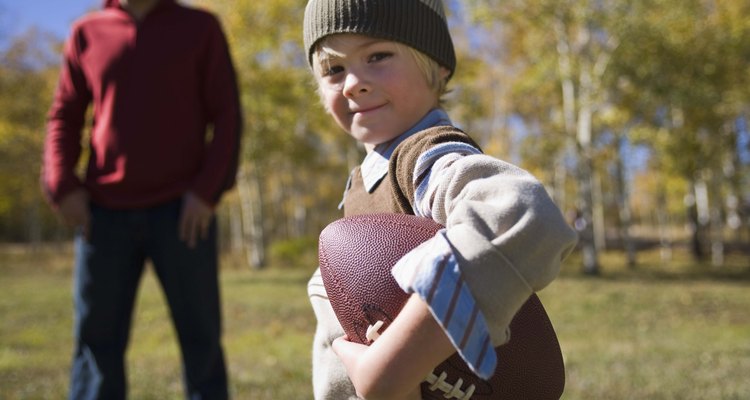 Deflate a football with cold air.