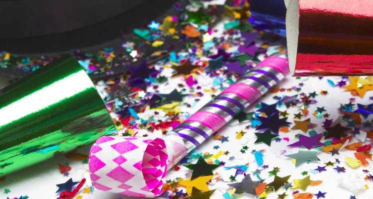 Noisemaker and confetti