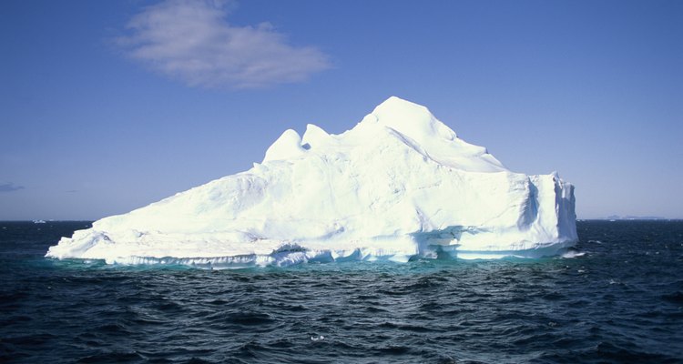 The melting of the polar ice caps is part of global climate change.
