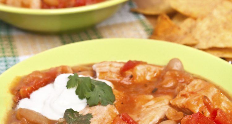 White bean turkey chili