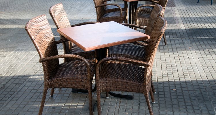 Mildew spores cause musty odours in rattan furniture.