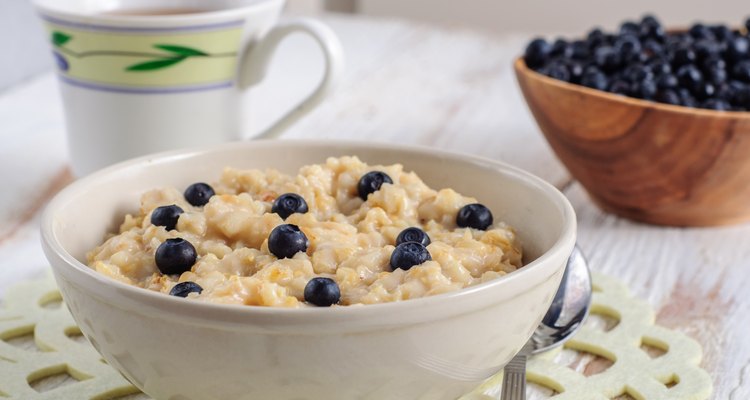 Oatmeal porridge for breakfast