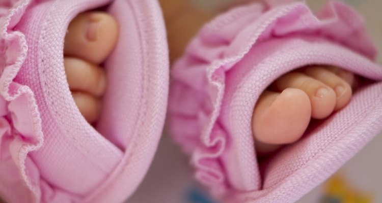Little Feets in Pink Slippers