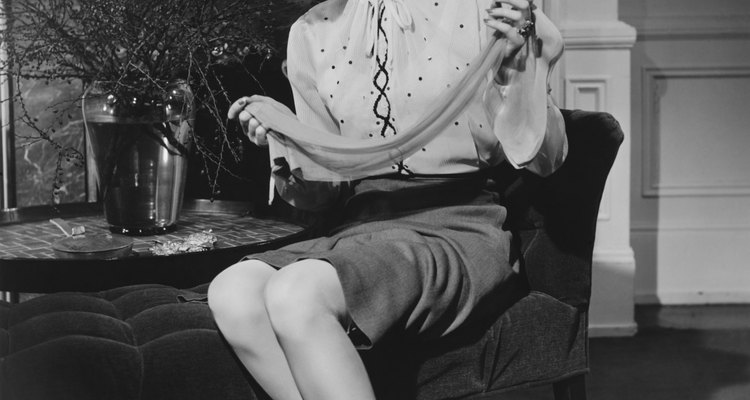 En los 40 la moda era ultra femenina.
