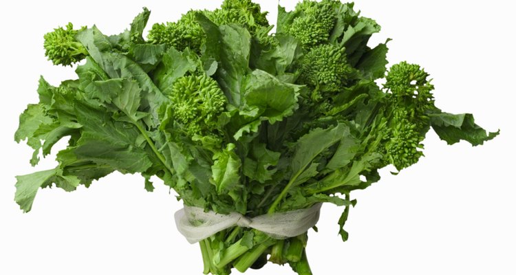 El brócoli rabé es más popular en la cocina italiana y china.