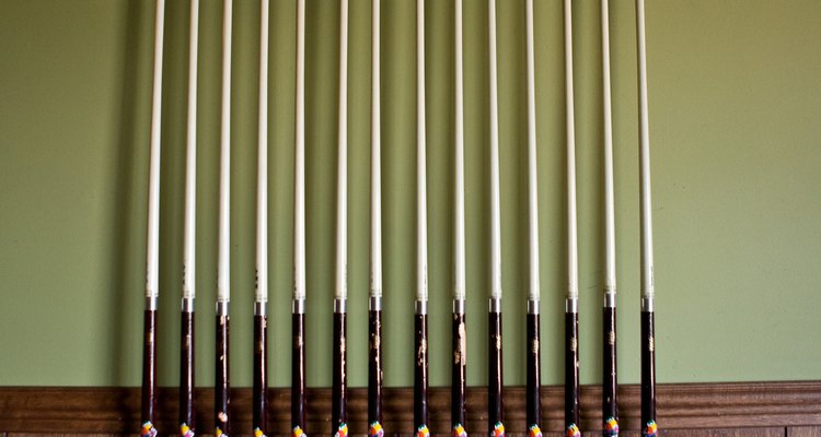 You must have a lathe to make pool cues.