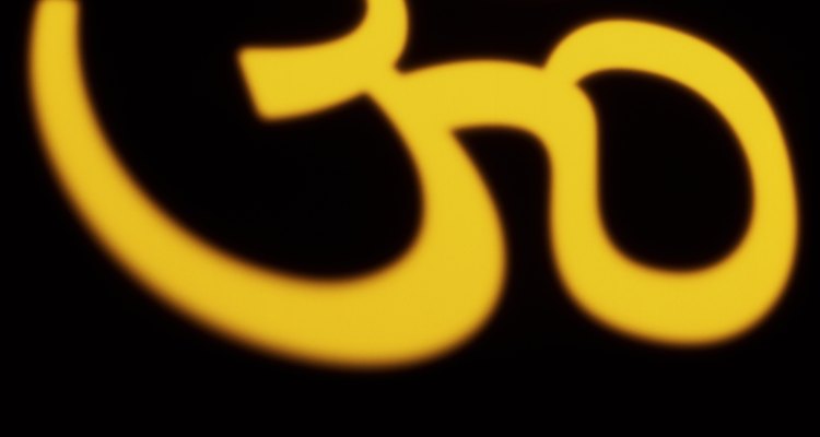 El "om" es uno de los símbolos más importantes en el hinduismo.