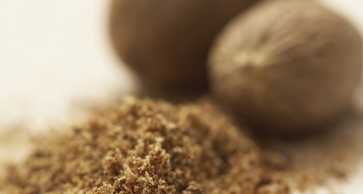 Ground nutmeg is a familiar ingredient in many recipes.