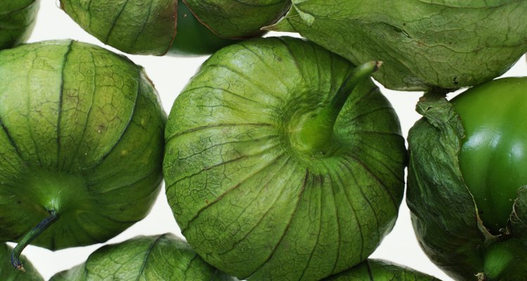 Los tomatillos nunca maduran a color rojo.