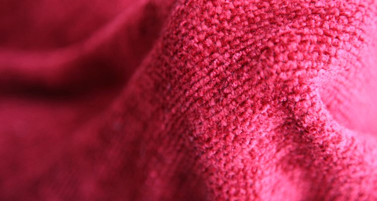 Las telas de chenille parecen de lana.