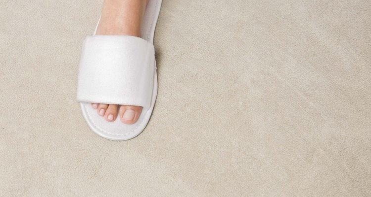 A cup of tea can easily stain light carpet.
