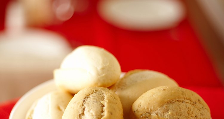 Make rolls crispy in the oven before serving.
