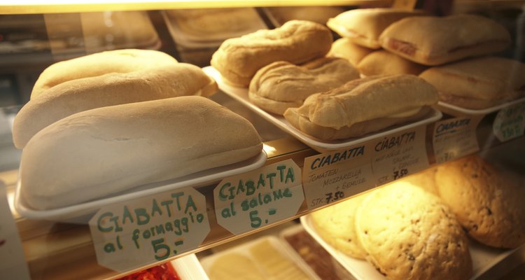 Enjoy crisp and chewy ciabatta bread with diverse foods such as soups, pastas and salads.