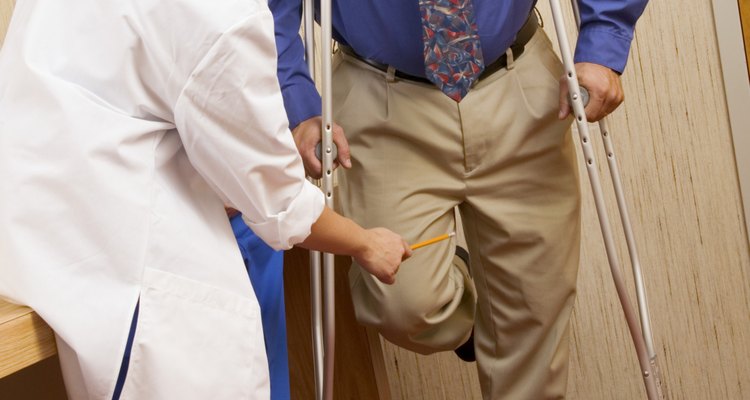 Have a professional instruct you on crutches' usage.