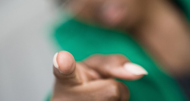 Finger-pointing is one of the most inappropriate ways of communicating and sets people on the defensive.