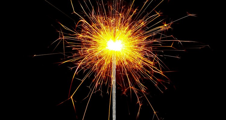 Dispose of unused sparklers safely.