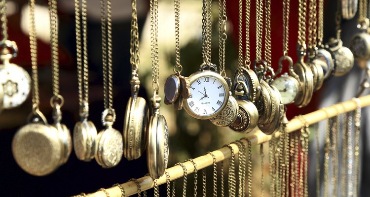 Old antique pocket watch on the market