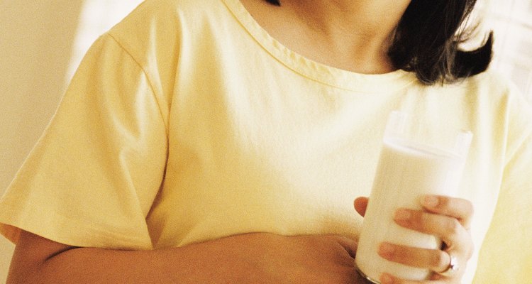 La leche es una elección saludable durante el embarazo.