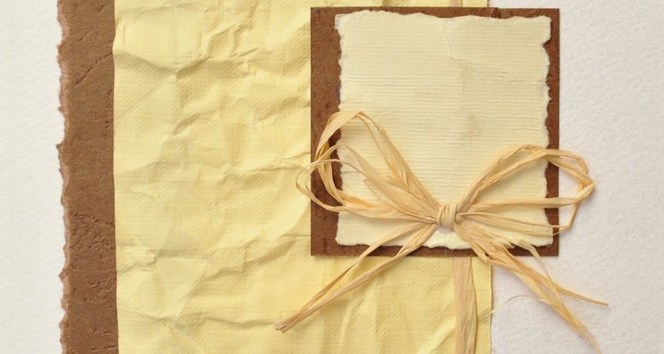 handmade invitation card or album book cover