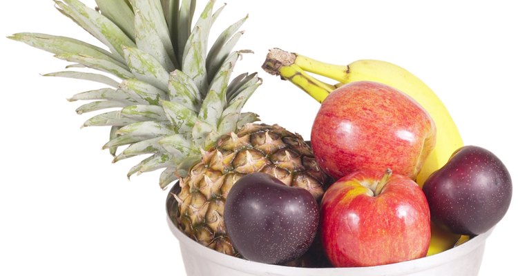 La fruta tiene alto contenido de fibra y agua.