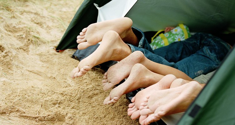 Puedes acampar en Lake Leon.