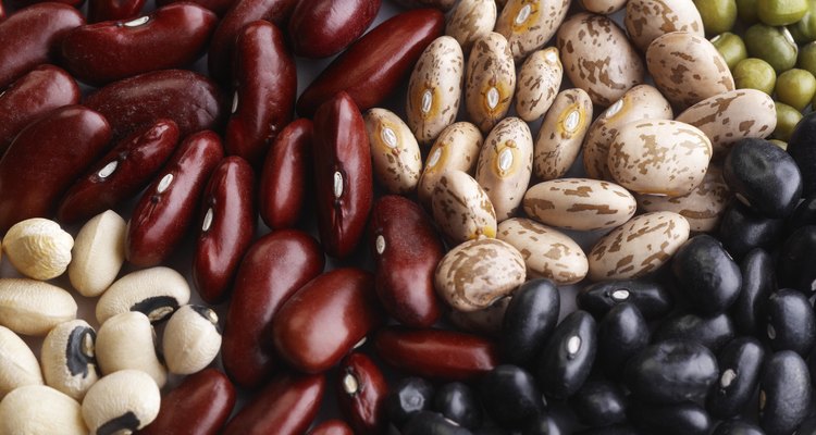 Assortment of dried beans and peas