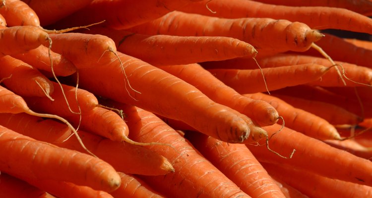 Las zanahorias pueden ser usadas ​​para hacer colorantes.