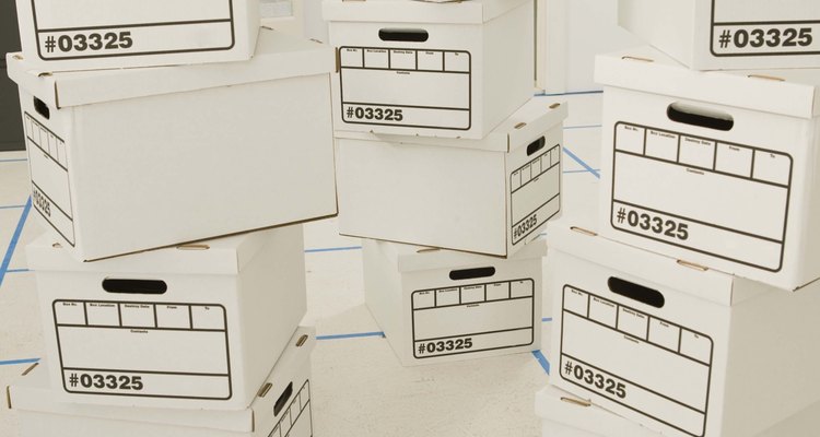 A cardboard box will form the template for your fibreglass storage box.