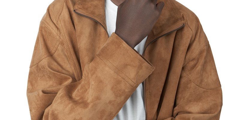Faux suede can be dyed with synthetic colourants.